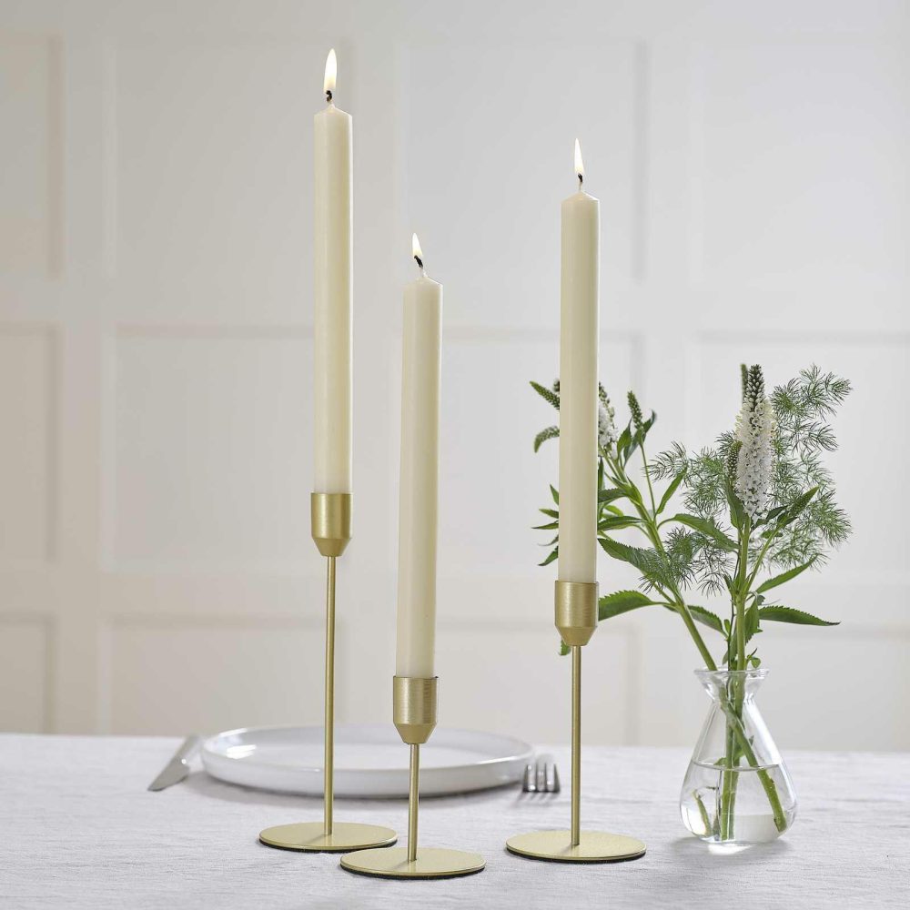 Candles And Candle Holders |   Ivory Straight Dinner Candles Candles And Candle Holders Candles And Candle Holders