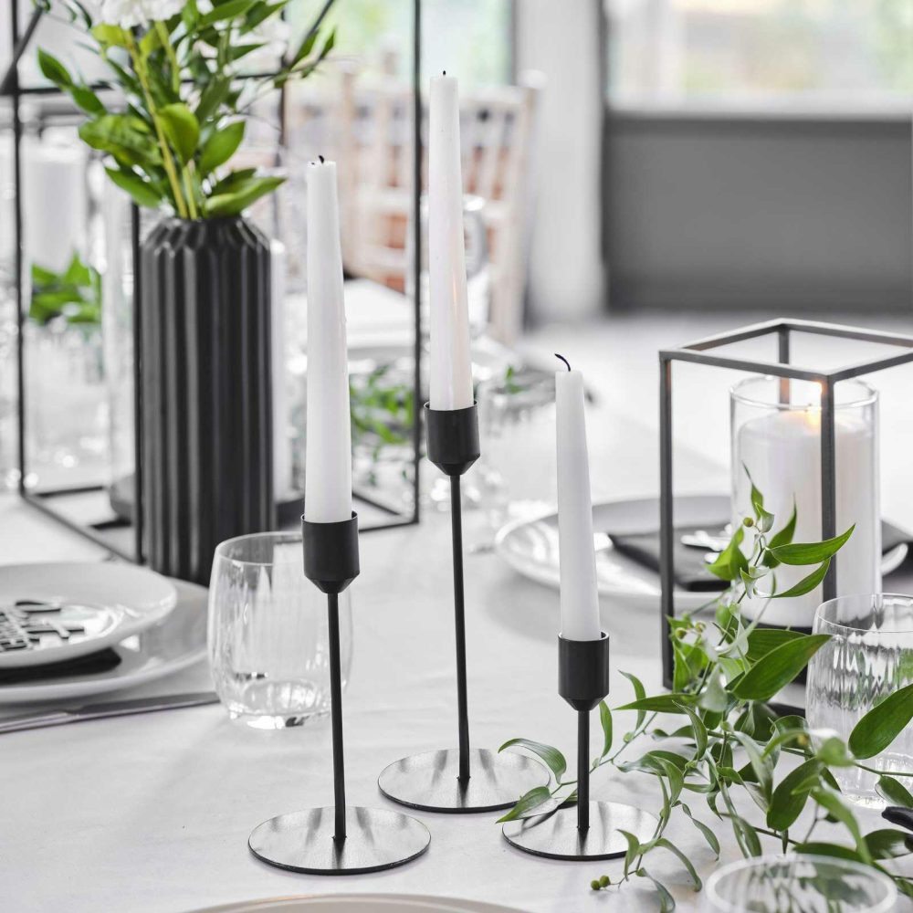 Candles And Candle Holders |   Matte Black Candle Holders Candles And Candle Holders Candles And Candle Holders