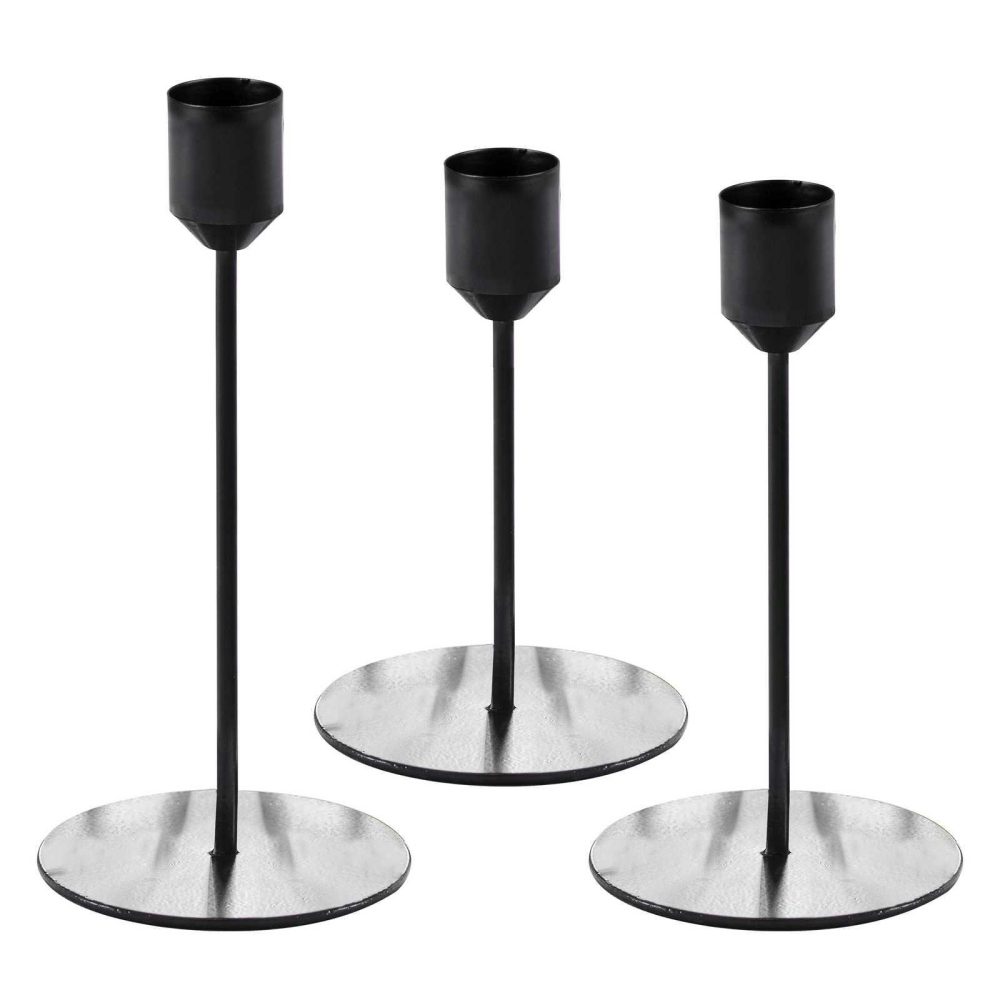 Candles And Candle Holders |   Matte Black Candle Holders Candles And Candle Holders Candles And Candle Holders