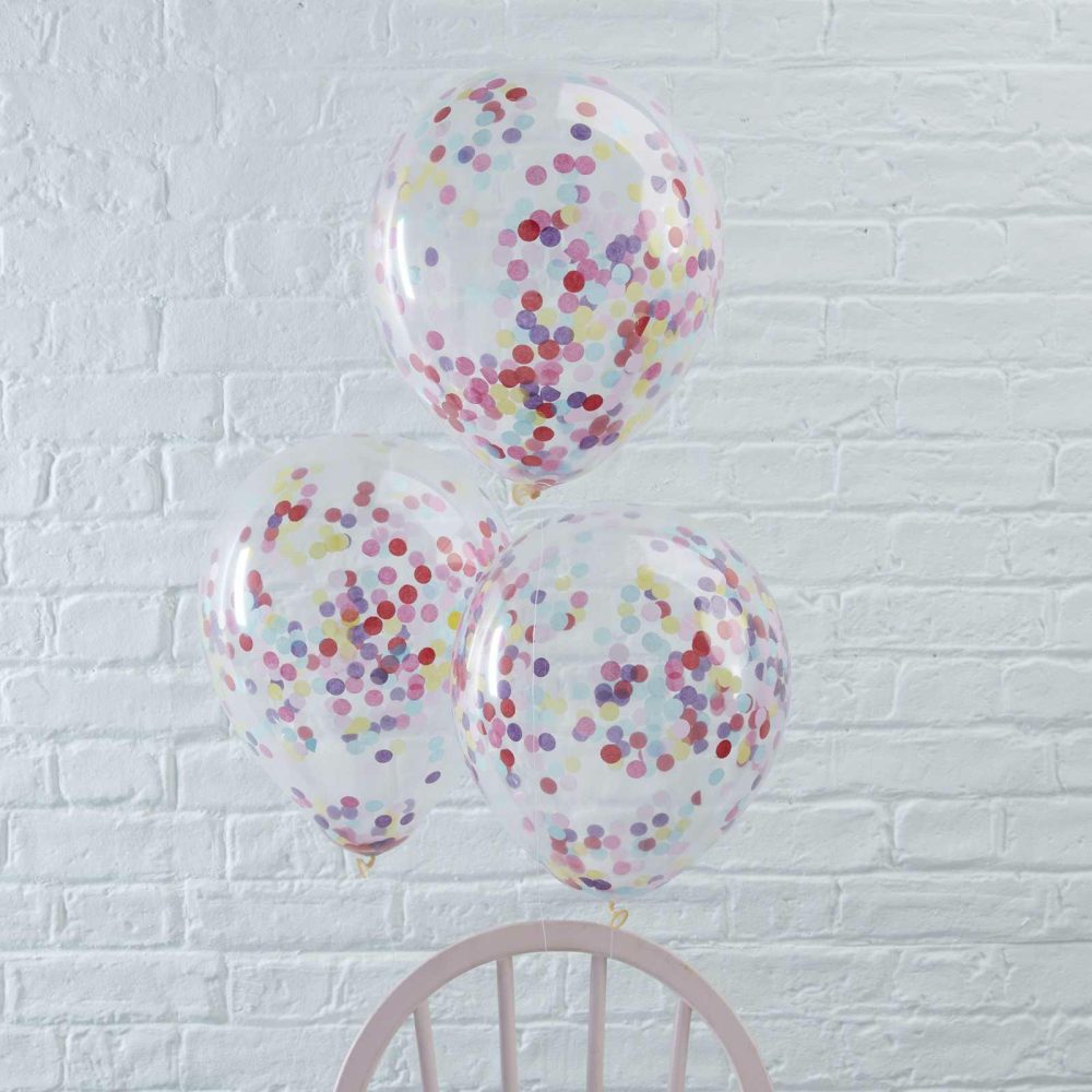 Clear Balloons |   Confetti Filled Balloons – Pick And Mix Balloons Clear Balloons