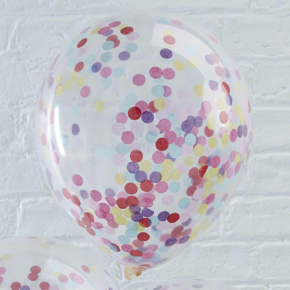 Clear Balloons |   Confetti Filled Balloons – Pick And Mix Balloons Clear Balloons