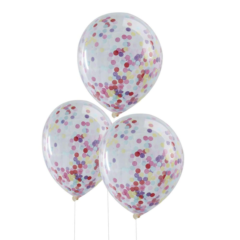 Clear Balloons |   Confetti Filled Balloons – Pick And Mix Balloons Clear Balloons