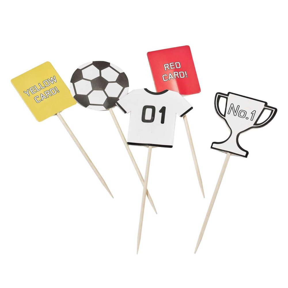 Cupcake Decorations |   Football Cupcake Toppers Candles & Cake Accessories Cupcake Decorations