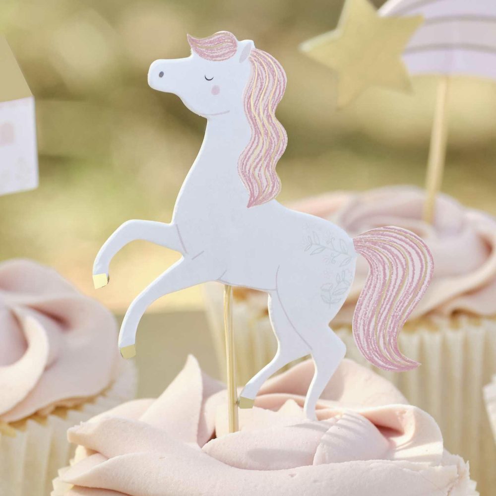 Cupcake Decorations |   Princess Cupcake Toppers Candles & Cake Accessories Cupcake Decorations