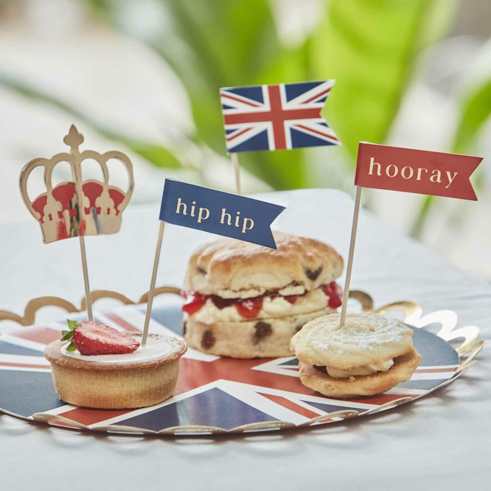 Cupcake Decorations |   Union Jack Cupcake Topper Decorations Candles & Cake Accessories Cupcake Decorations