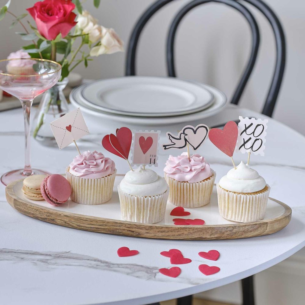 Cupcake Decorations |   Valentines Cupcake Toppers Candles & Cake Accessories Cupcake Decorations