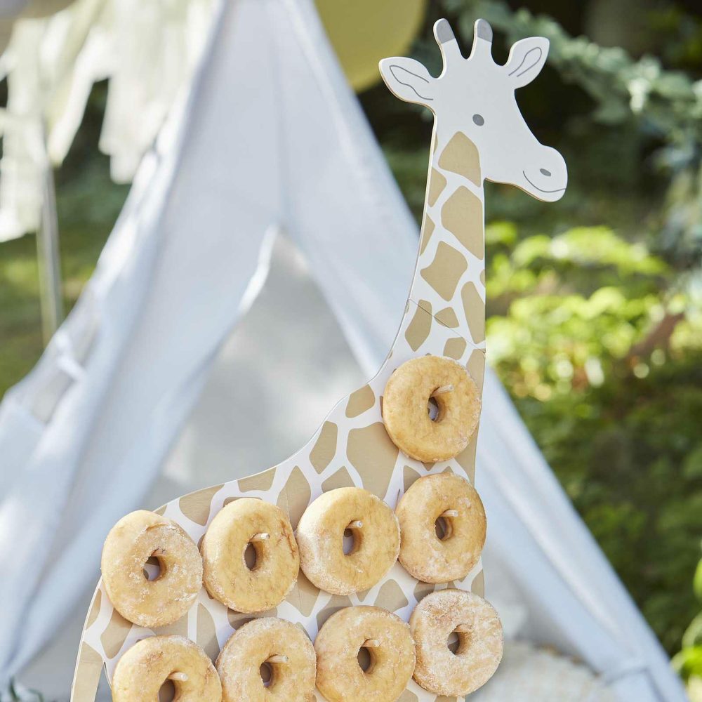 Donut Walls |   Giraffe Shaped Donut Stand Candles & Cake Accessories Donut Walls