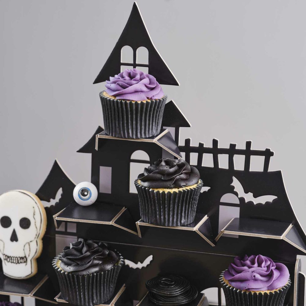 Donut Walls |   Haunted House Halloween Treat Stand Cake Stands Cake Stands