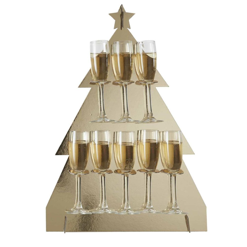 Drink Stands |   Christmas Tree Shaped Drinks Holder Drink Stands