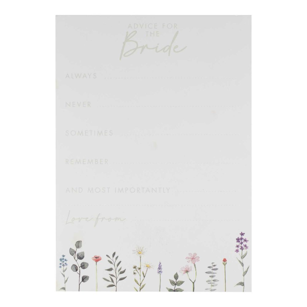 Eco Friendly Bachelorette Party |   Floral Advice For The Bride Cards Bachelorette Party Decorations Eco Friendly Bachelorette Party