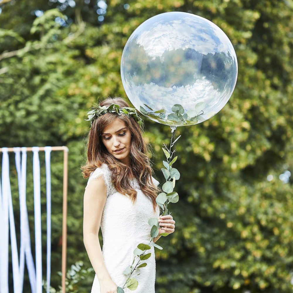 Flowers & Foliage |   Orb Balloon With Vine Foliage Flowers & Foliage Flowers & Foliage