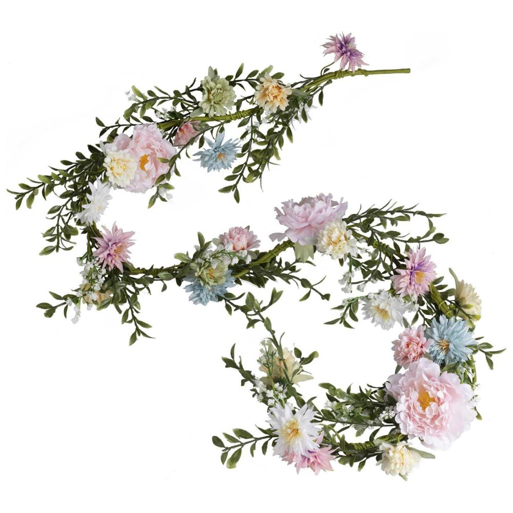 Flowers & Foliage |   Spring Floral Foliage Garland Flowers & Foliage Flowers & Foliage