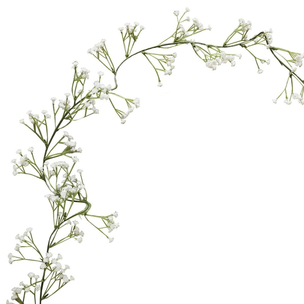 Flowers & Foliage |   White Gypsophila Artificial Flower Garland Flowers & Foliage Flowers & Foliage