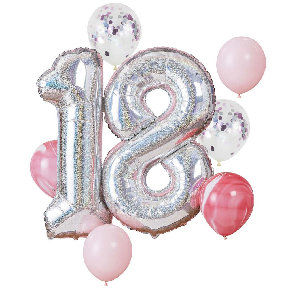 Foil Balloons |   18Th Birthday Balloons Bundle Balloons Foil Balloons