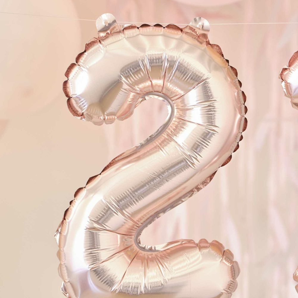 Foil Balloons |   21St Rose Gold Foil Balloons Balloons Foil Balloons