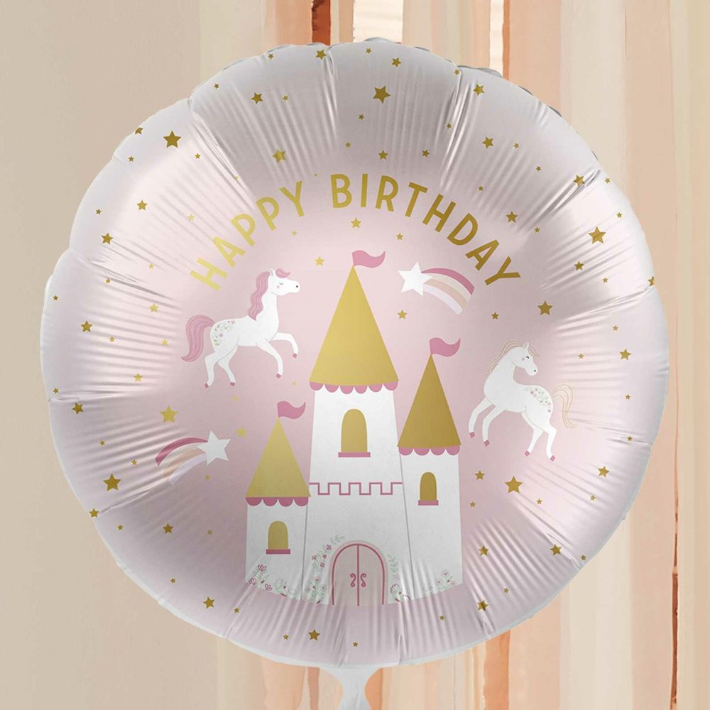 Foil Balloons |   Princess Party Happy Birthday Balloon Balloons Foil Balloons