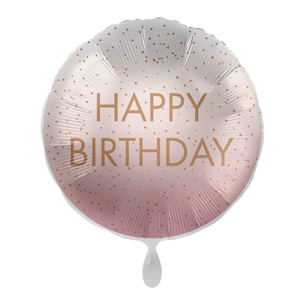 Foil Balloons |   Rose Gold Ombre Happy Birthday Balloon Balloons Foil Balloons