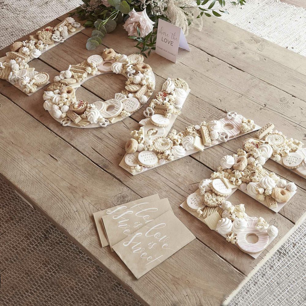 Grazing Boards |   Love Wedding Grazing Table Kit Candles & Cake Accessories Grazing Boards