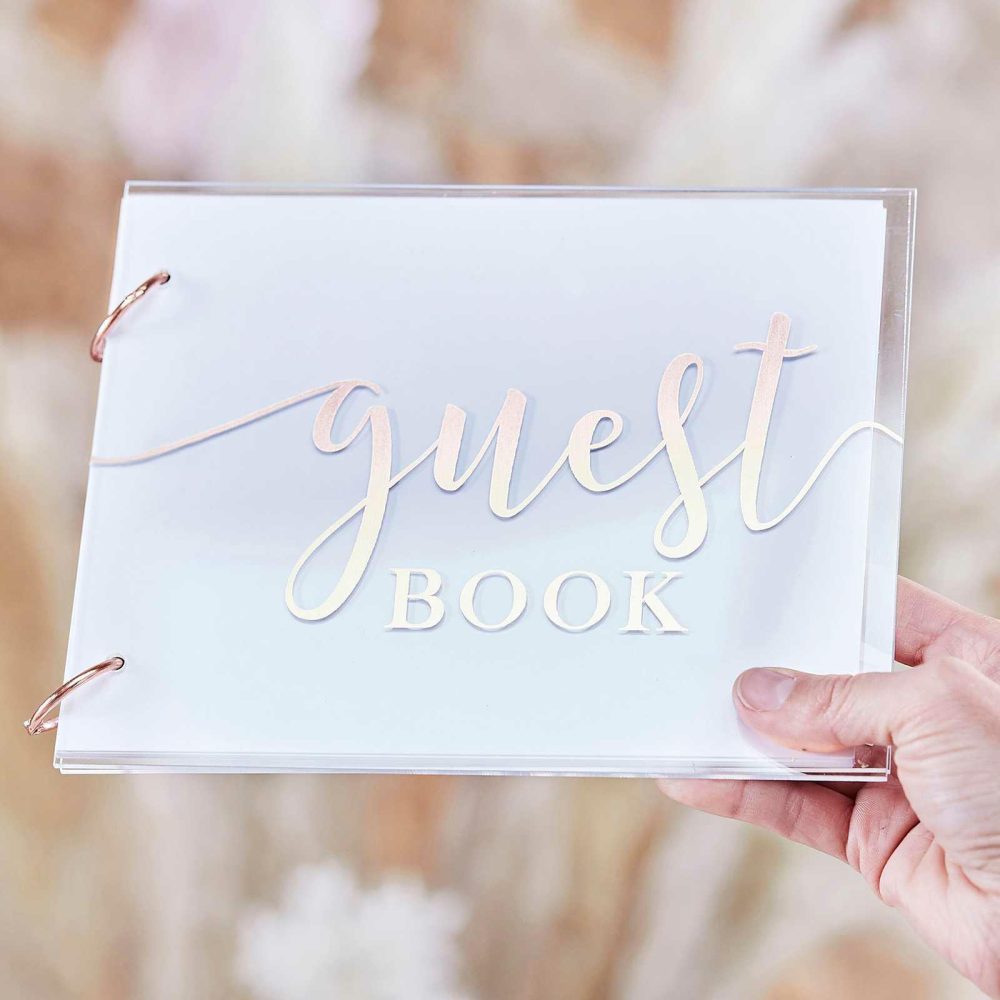 Guest Books & Post Boxes |   Acrylic Wedding Guest Book Guest Books & Post Boxes Guest Books & Post Boxes