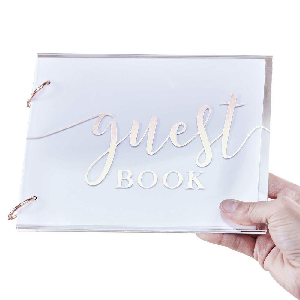 Guest Books & Post Boxes |   Acrylic Wedding Guest Book Guest Books & Post Boxes Guest Books & Post Boxes