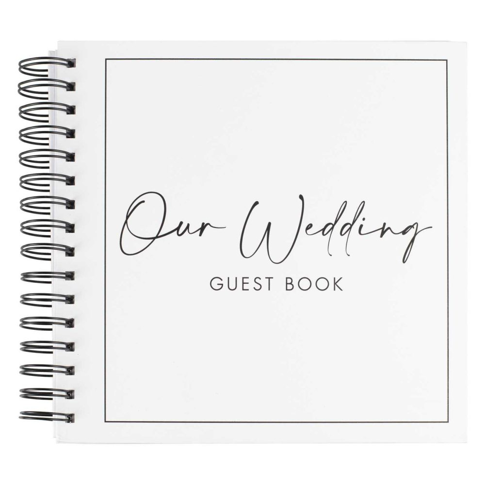 Guest Books & Post Boxes |   Black And White Wedding Guest Book Guest Books & Post Boxes Guest Books & Post Boxes