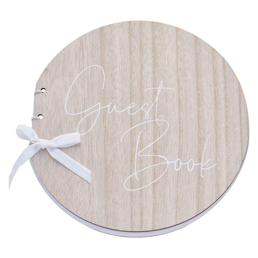 Guest Books & Post Boxes |   Round Wooden Wedding Guest Book Guest Books & Post Boxes Guest Books & Post Boxes