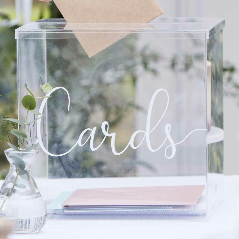 Guest Books & Post Boxes |   Wedding Acrylic Card Box Guest Books & Post Boxes Guest Books & Post Boxes