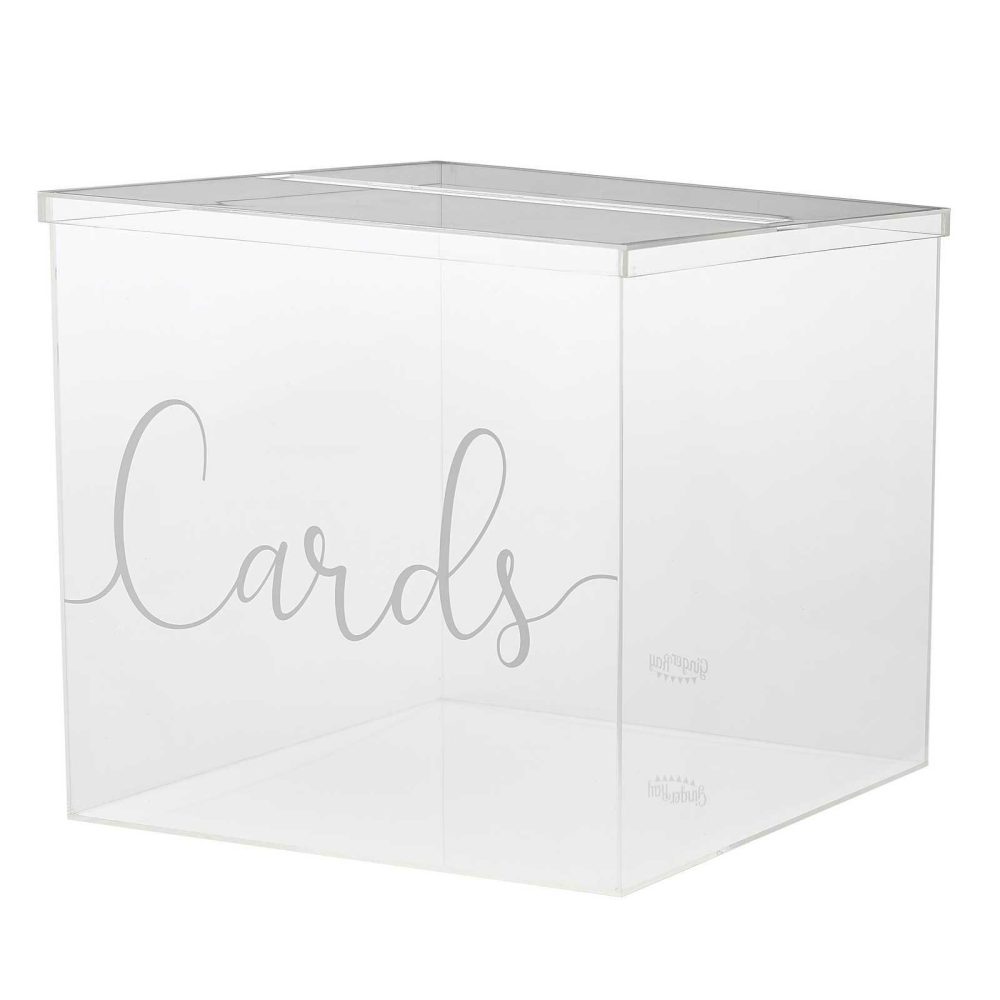 Guest Books & Post Boxes |   Wedding Acrylic Card Box Guest Books & Post Boxes Guest Books & Post Boxes