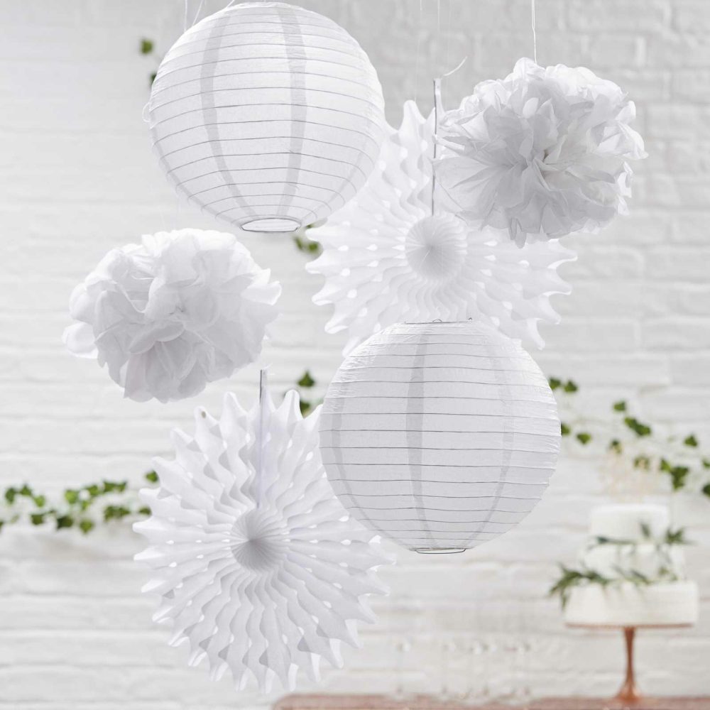 Hanging Decorations |   White Hanging Wedding Decorations Hanging Decorations Hanging Decorations