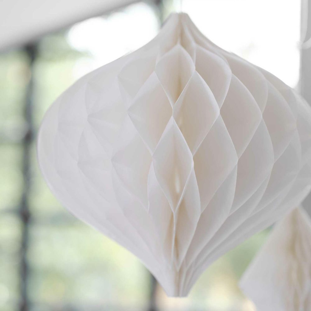 Hanging Decorations |   White Honeycomb Paper Hanging Decorations Hanging Decorations Hanging Decorations