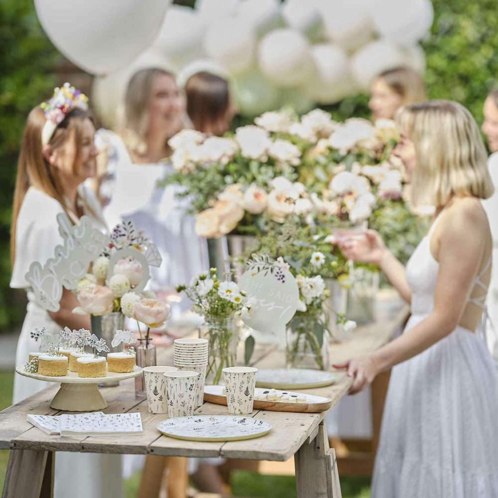 Helium Balloons |   Bride To Be Hen Party Balloon With Floral Tail Balloons Helium Balloons