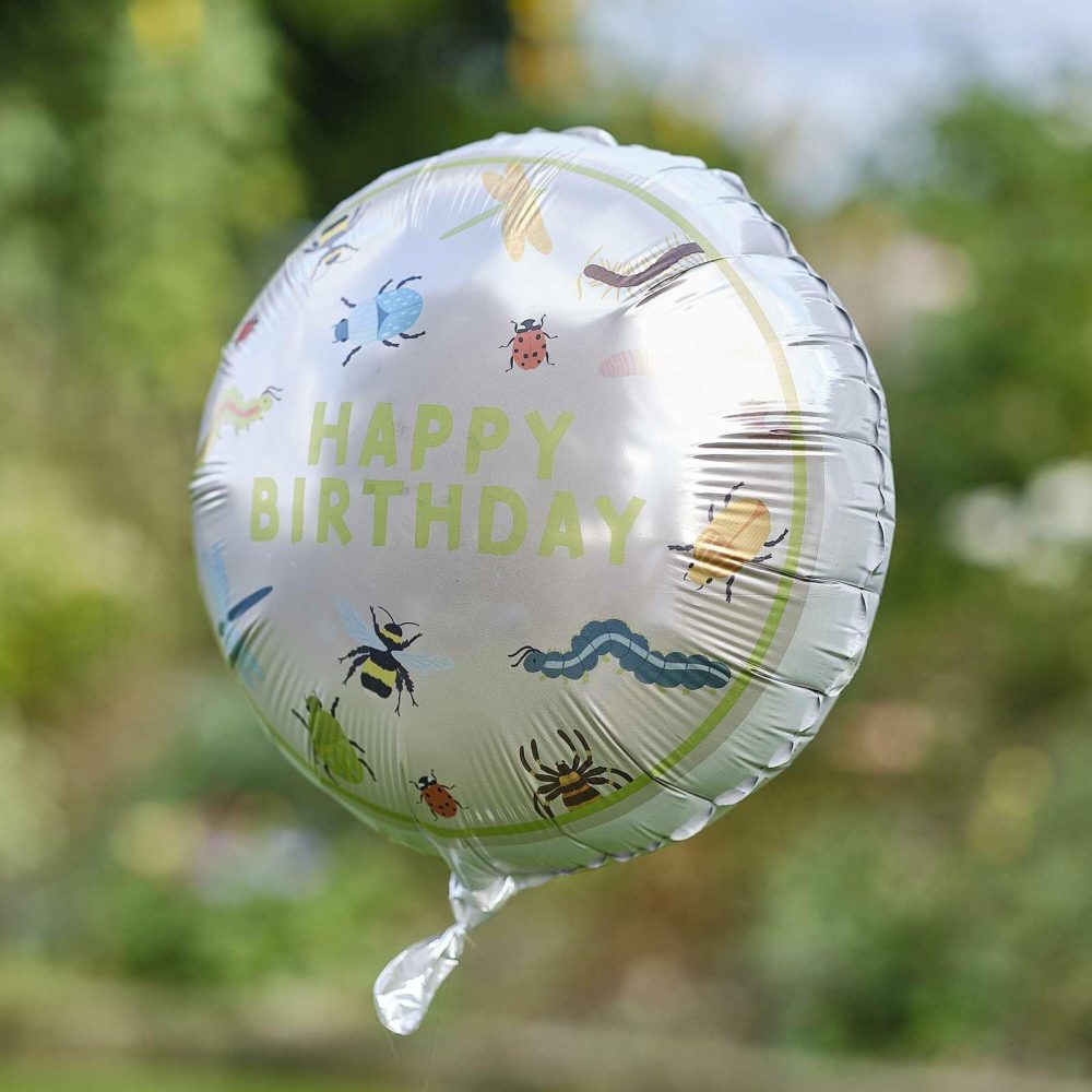 Helium Balloons |   Happy Birthday Bug Party Balloon Balloons Helium Balloons