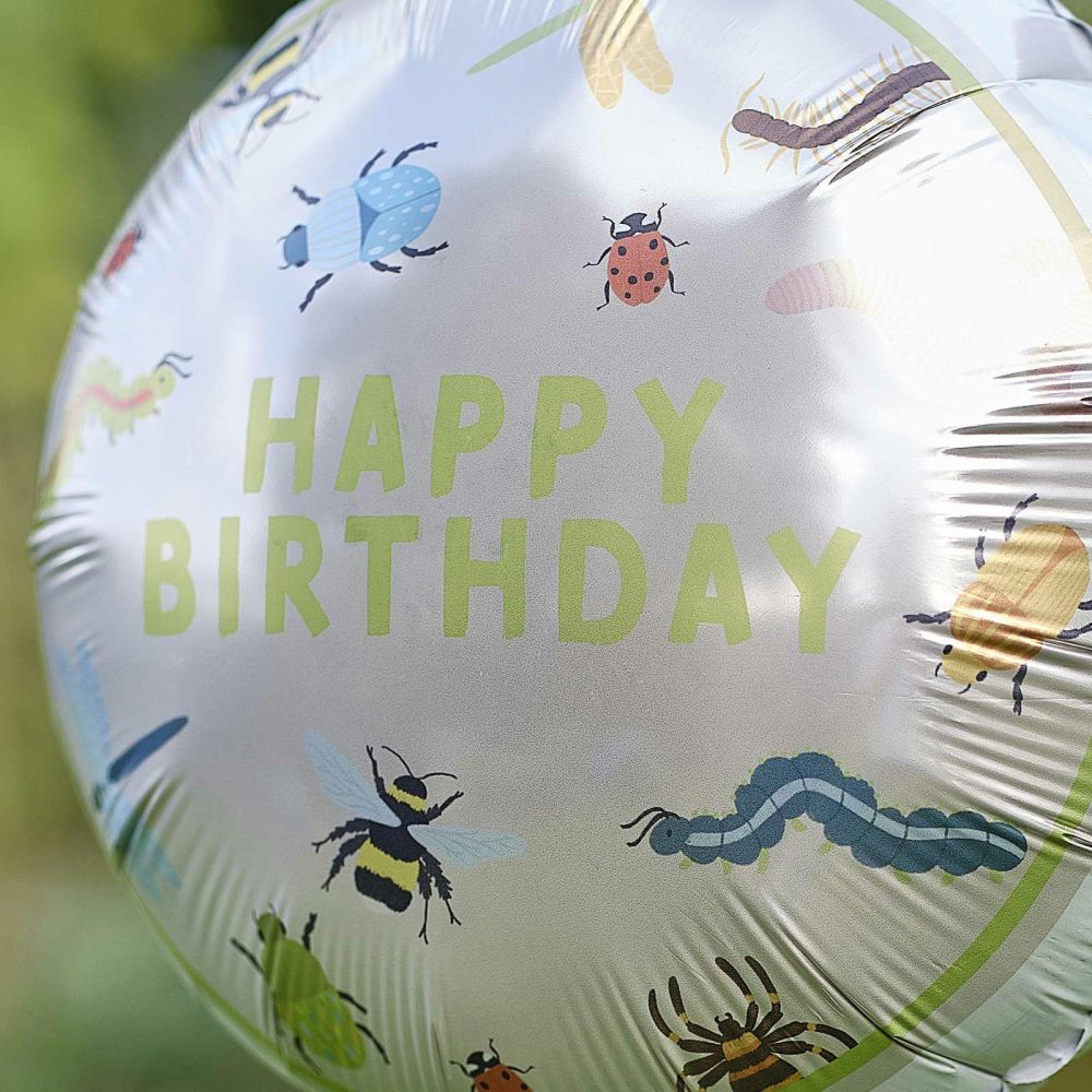 Helium Balloons |   Happy Birthday Bug Party Balloon Balloons Helium Balloons