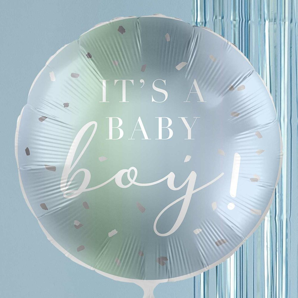 Helium Balloons |   It’s A Baby Boy Balloon Baby Shower Balloons Baby Shower Balloons