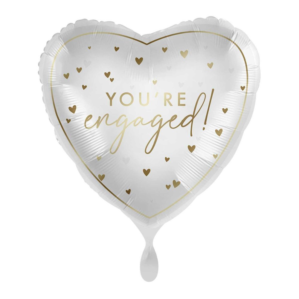 Helium Balloons |   You’re Engaged Heart Engagement Balloon Balloons Foil Balloons