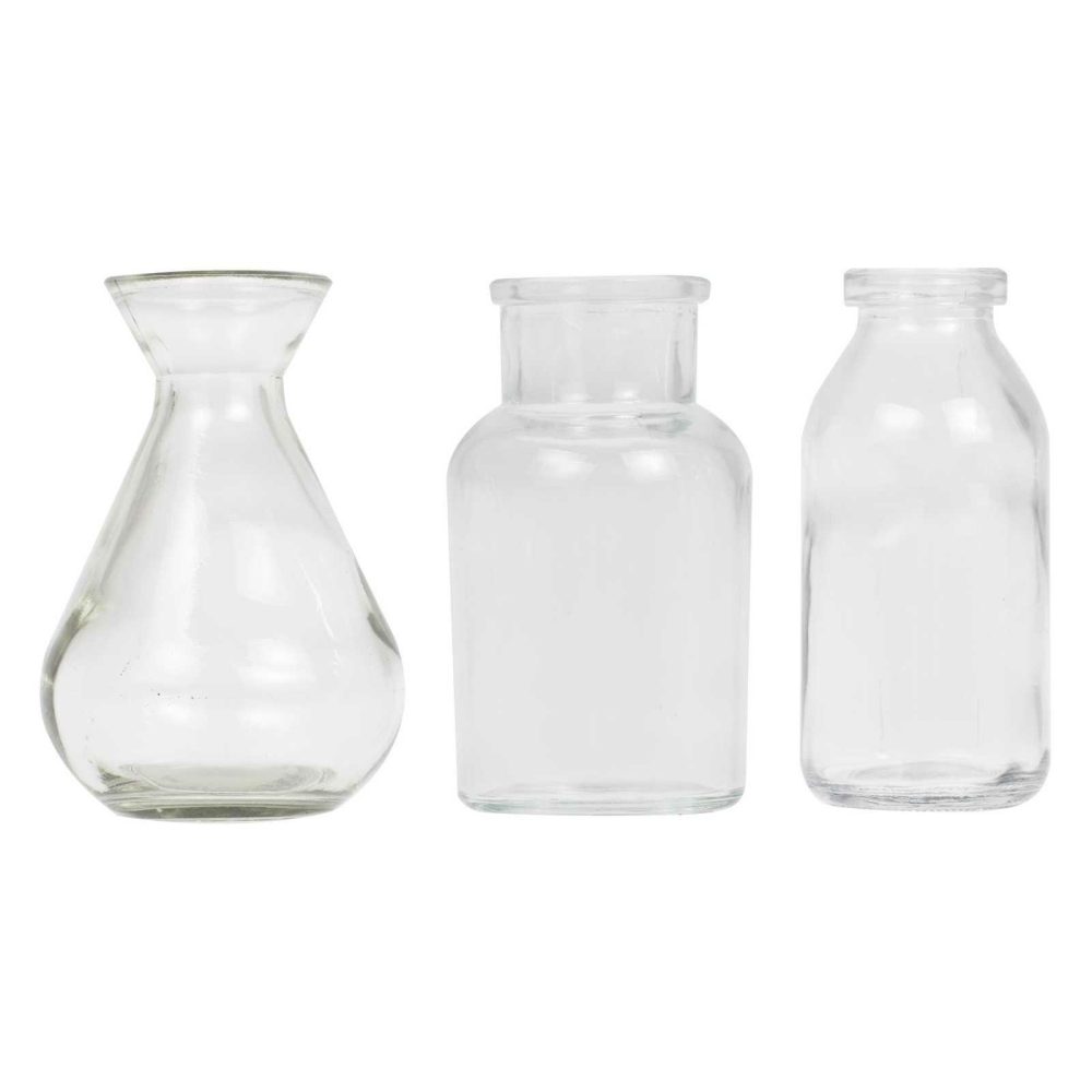 Home Accessories |   Assorted Glass Mini Vase Set Home Accessories Home Accessories