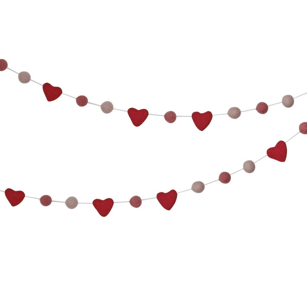 Home Accessories |   Felt Heart Bunting Home Accessories Home Accessories