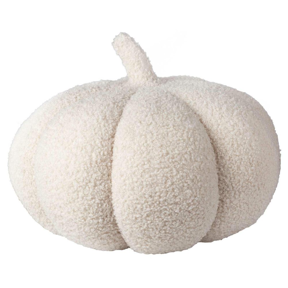 Home Accessories |   Large Beige Boucle Pumpkin Cushion Decoration Home Accessories Home Accessories