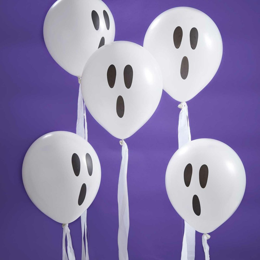 Latex Balloons |   Ghost Halloween Streamer Balloons Balloons Helium Balloons