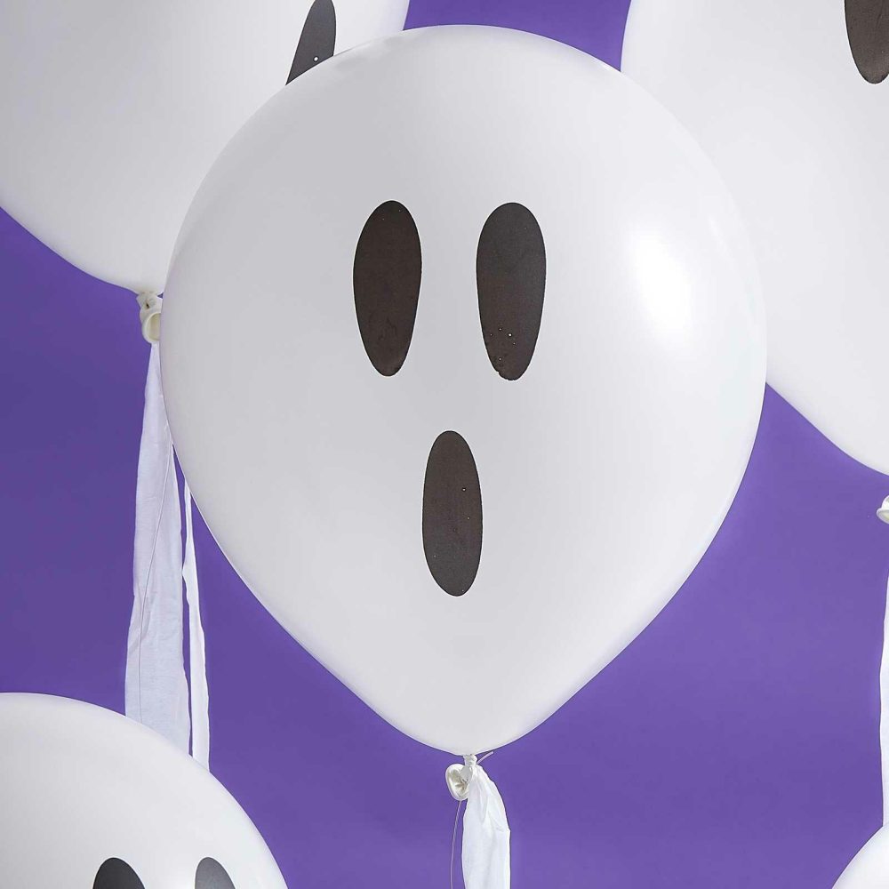 Latex Balloons |   Ghost Halloween Streamer Balloons Balloons Helium Balloons