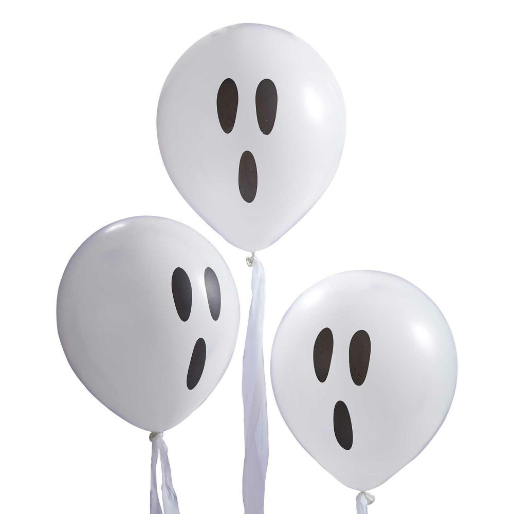 Latex Balloons |   Ghost Halloween Streamer Balloons Balloons Helium Balloons