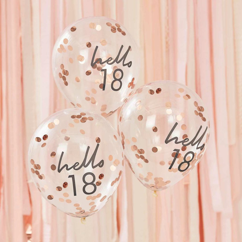 Latex Balloons |   Hello 18 Birthday Balloons Balloons Clear Balloons