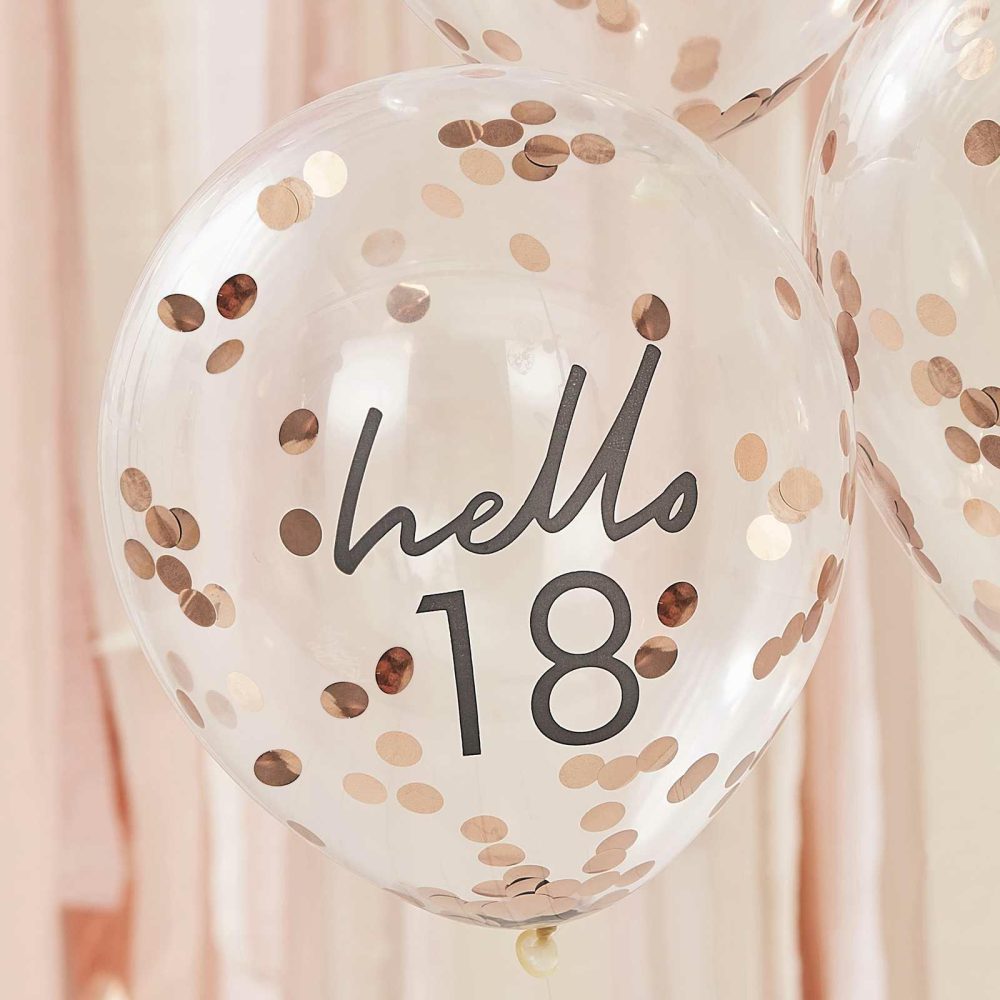 Latex Balloons |   Hello 18 Birthday Balloons Balloons Clear Balloons