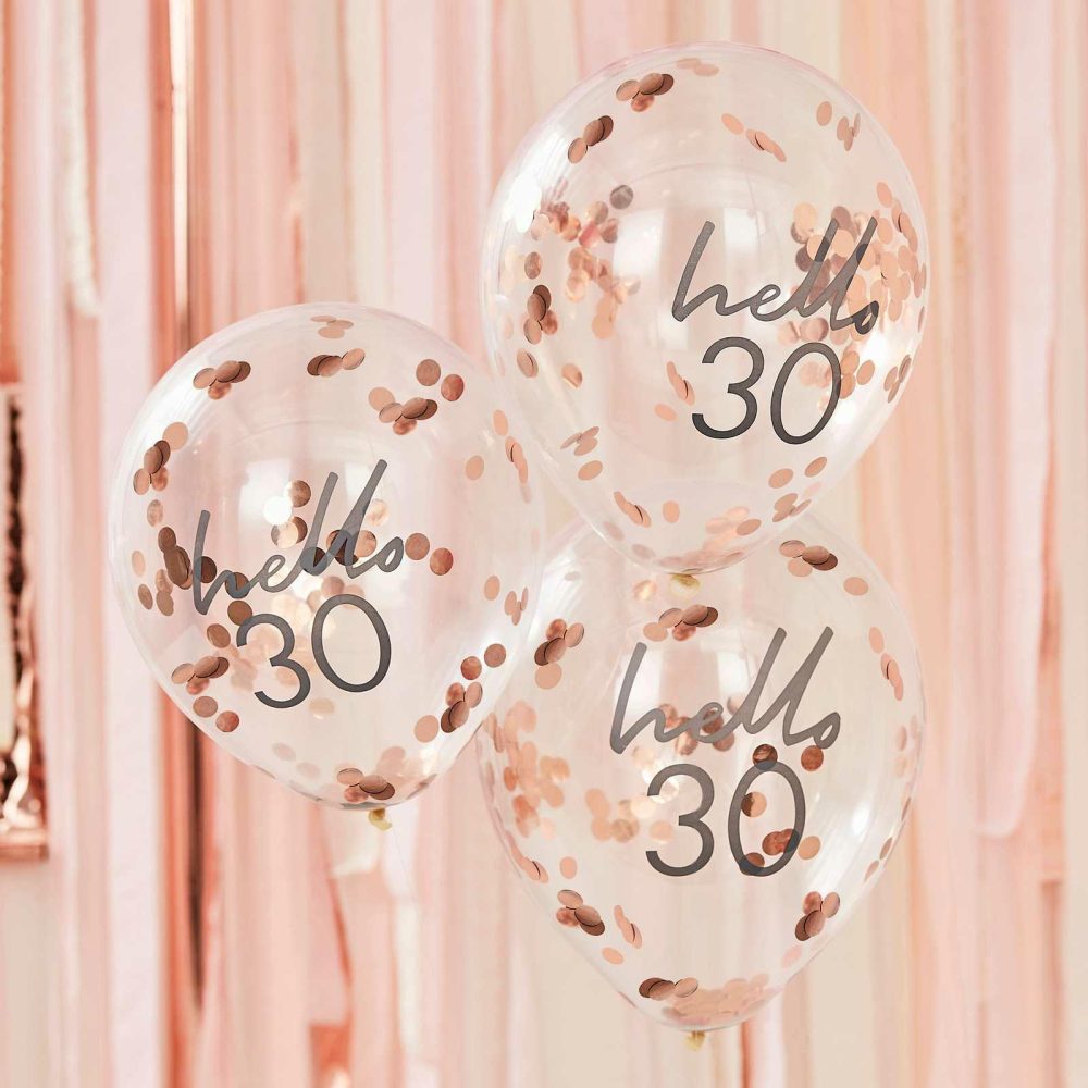 Latex Balloons |   Hello 30 Birthday Balloons Balloons Clear Balloons