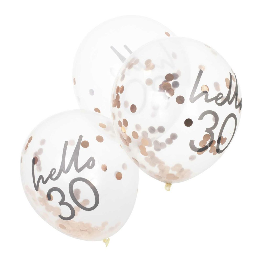 Latex Balloons |   Hello 30 Birthday Balloons Balloons Clear Balloons