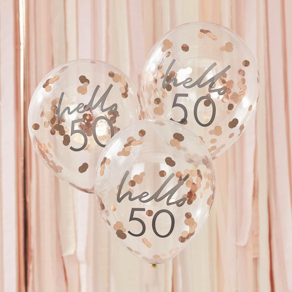 Latex Balloons |   Hello 50 Birthday Balloons Balloons Clear Balloons