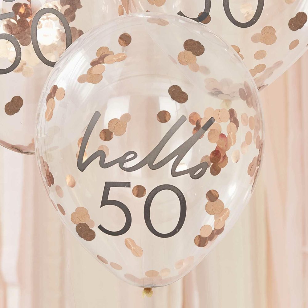 Latex Balloons |   Hello 50 Birthday Balloons Balloons Clear Balloons