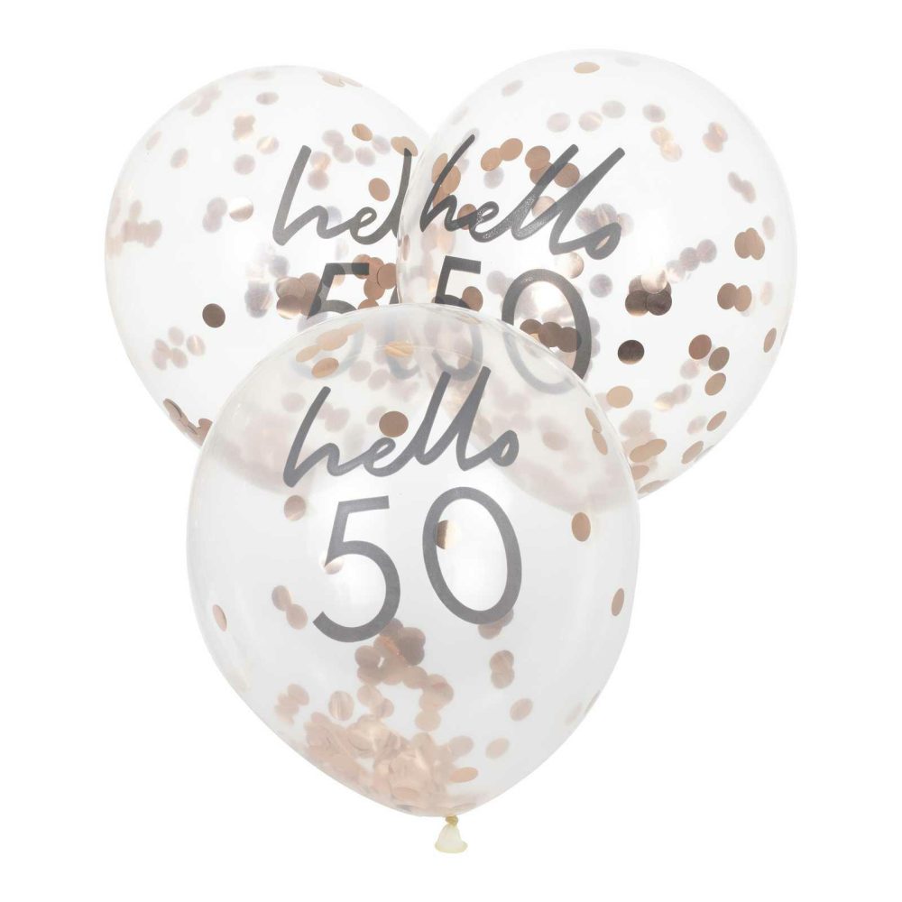 Latex Balloons |   Hello 50 Birthday Balloons Balloons Clear Balloons