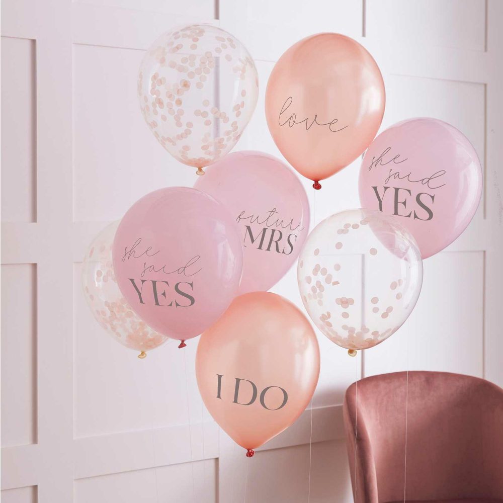 Latex Balloons |   Mixed Pack Of Bachelorette Party Balloons Balloons Confetti Balloons