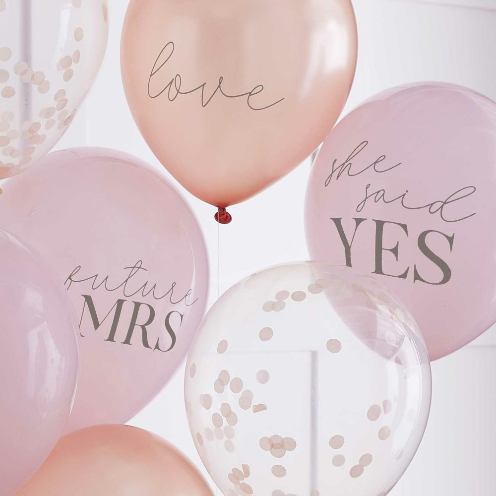 Latex Balloons |   Mixed Pack Of Bachelorette Party Balloons Balloons Confetti Balloons